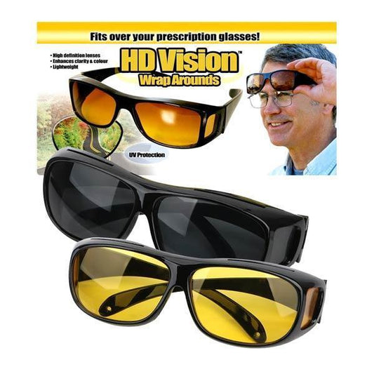 Lunettes de conduite UV de vision nocturne (2Paires)